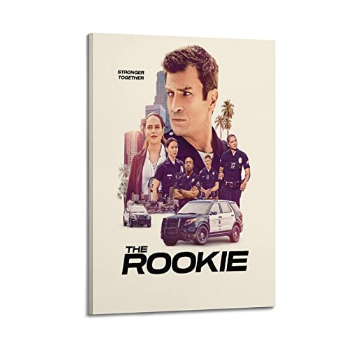 xze The Rookie TV-Serie Poster Zimmer Dekorative Leinwand Poster Ästhetischer Posterdruck Wandkunst Dekor Poster 20 x 30 cm Rahmenstil von xze