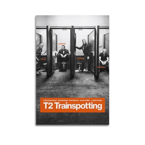 xze Trainspotting Poster, Raumdekoration, Leinwand, ästhetischer Posterdruck, Wandkunst, Dekoration, Poster, 40 x 60 cm, ungerahmt von xze