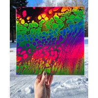 12x12 Unddomestizierte - Uv-Reaktives Neon Acryl Auf Leinwand von y0ungLunatic