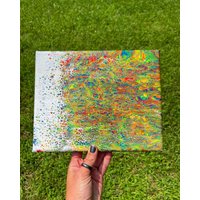 8x10 Mental Breakdown - Uv Reaktiv Neon Acryl Auf Leinwand von y0ungLunatic