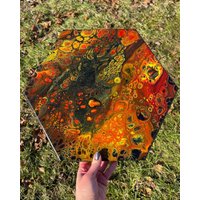 Ausgebrochenes - 14-Zoll-Sechseck Original-Acrylguss von y0ungLunatic
