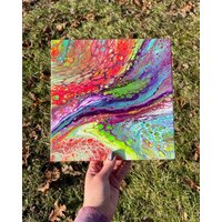Influent - 10x10 Uv Reaktive Acrylmalerei von y0ungLunatic