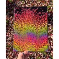 Leuchtendes Fell - 9 X 12 Zoll Original-Farbwechsel-Acrylguss von y0ungLunatic