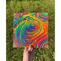 Trance Zustand - 10x10 Uv-Reaktives Acrylbild Trance Zustand - 10x10 Uv-Reaktives Acrylbild von y0ungLunatic