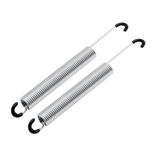 yaaqoo 2 Stück 17,8 cm Liegestuhl-Feder, Stuhl-Mechanismus, Spannfedern, Ersatzteil mit einseitigem langem Halshaken yaaqoo 2 Stück 17,8 cm Liegestuhl-Feder, Stuhl-Mechanismus, Spannfedern, Ersatzteil mit einseitigem langem Halshaken von yaaqoo