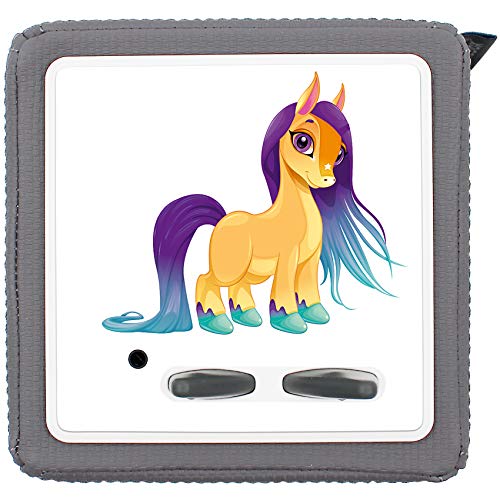 yabaduu Schutzfolie Schutzcover für Toniebox passgenau selbstklebend kindgerecht Folie Zubehör für Kinder Spielzeug (Y031-38 Pferd, Ohne Wunschname) von yabaduu