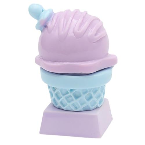 Schöne Eiswaffel-Tastenkappe, einfache Installation für mechanische Tastaturen, verbessert die Präzision beim Tippen beim Spielen von yabaikekeji