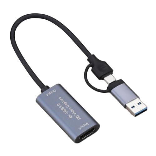 yabaikekeji 2-in-1-HDMI Kompatible Videoaufnahmekarte 2K 50FPS USB3.0 Typ C High Recorder Für Spielvideo Live Streaming von yabaikekeji