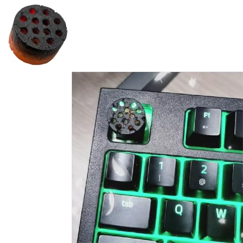 yabaikekeji Einzigartige Transparente Waben Kohlenharz Tastenkappe Für Mechanische Tastaturen Für E Sport Enthusiasten von yabaikekeji