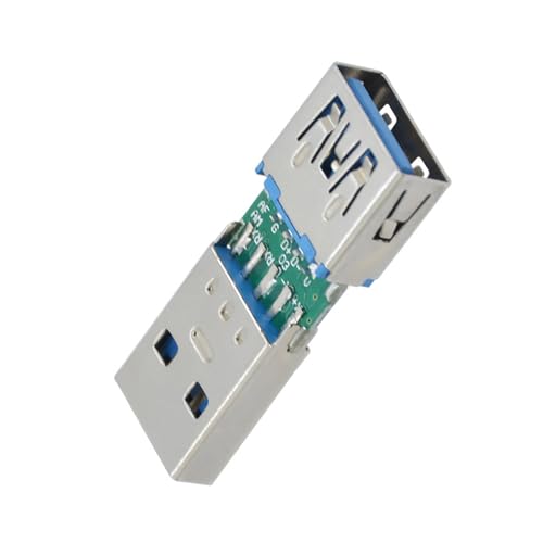 yabaikekeji Stecker auf Buchse, Konverter USB 3.0 Verlängerungsadapter für Computer, Fernseher und mehr breite Kompatibilität yabaikekeji Stecker auf Buchse, Konverter USB 3.0 Verlängerungsadapter für Computer, Fernseher und mehr breite Kompatibilität von yabaikekeji