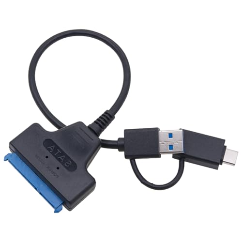 yabaikekeji USB A+C Zu Festplatten Verbindungskabel Für 2 5-Zoll Festplatten 450 M/s Schnelle Geschwindigkeit Einfaches Externes Festplatten Konverterkabel von yabaikekeji