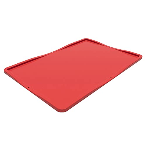 Karton EU Deckel für Euroboxen 60x40 cm rot Auflagedeckel lebensmittelecht Eurobehälter Transportbox Lagerbox Behälter Lagerkiste Stapelbox Karton EU Deckel für Euroboxen 60x40 cm rot Auflagedeckel lebensmittelecht Eurobehälter Transportbox Lagerbox Behälter Lagerkiste Stapelbox von Karton