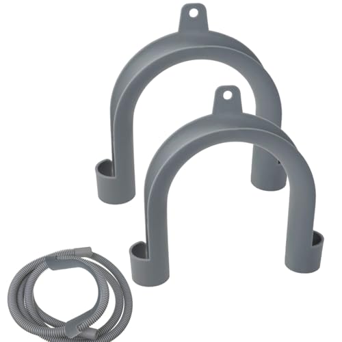 Einhängebogen Für Ablaufschlauch,Haltebogen Ablaufschlauch,Schlauchhalter U-förmiger,Ablaufschlauchhalter U-förmige Haltebogen, Kunststoff U-förmiger Biegehänge Waschmaschine von yakermur