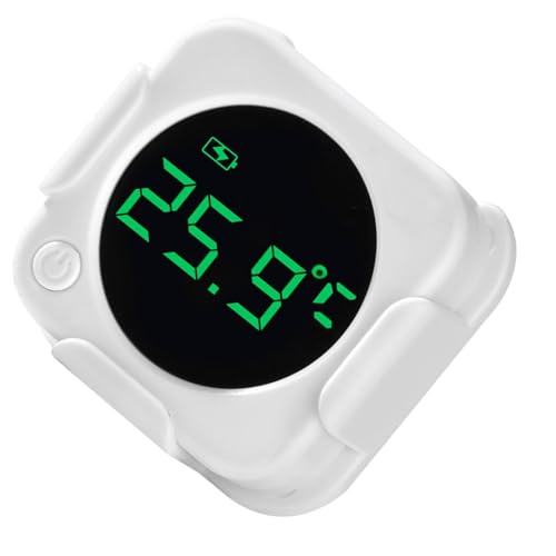 yakermur Aquarium Wasser-Thermograph Digital Wasser-Thermograph - LED-Anzeige Thermograph Subelektronik | Aquarium Zubehör, Temperaturprüfgeräte nachfüllbar für die von yakermur
