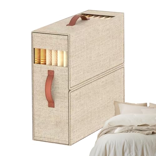 yakermur Bettwäsche Organizer für Kleiderschrank, Zusammenklappbare Aufbewahrungsbox für Bettwäsche, Platzsparend Beutel für Bettdecken unter dem Bett Kleiderschrank Studentenwohnheim yakermur Bettwäsche Organizer für Kleiderschrank, Zusammenklappbare Aufbewahrungsbox für Bettwäsche, Platzsparend Beutel für Bettdecken unter dem Bett Kleiderschrank Studentenwohnheim von yakermur