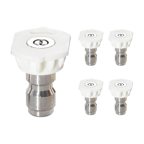 yakermur Druckwaschtipps, Sprühdüsen für Druckwaschmaschine | 5x Power Washer Head | Einfache Installation, verschleißfestes Sprühspitzen-Set für den von yakermur