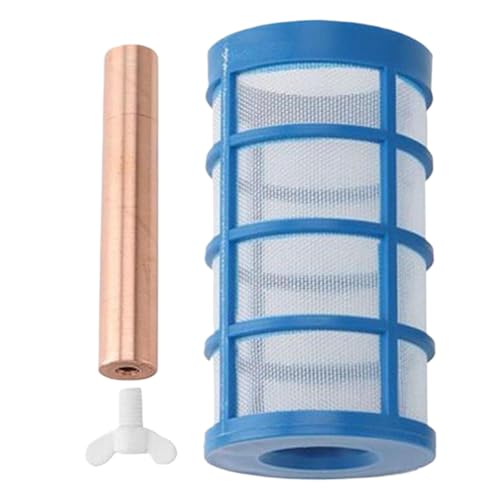 yakermur Ersatz-Set für Kupferanode, Kupferanode für Teichreinigung | inkl. Filterkorb und Schrauben, Ersatzteile für Badebereiche yakermur Ersatz-Set für Kupferanode, Kupferanode für Teichreinigung | inkl. Filterkorb und Schrauben, Ersatzteile für Badebereiche von yakermur