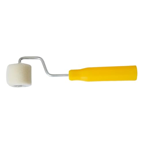yakermur Farbwalze | Farbroller für den Innenbereich, 18 cm, Multifunktionspinsel mit rutschfestem Griff und Schaumstoff mit hoher Dichte, für Decke, Möbel, Außenzaun von yakermur