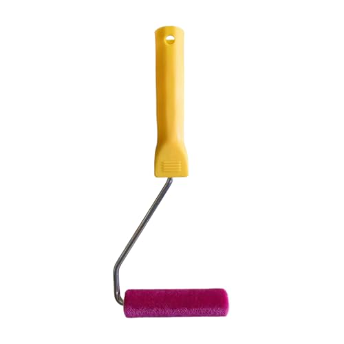 yakermur Farbwalze – Farbroller mit Griff 18 cm | Multifunktionsbürste mit Schaumstoff hoher Dichte und rutschfestem Griff für Wand, Decke, Möbel von yakermur