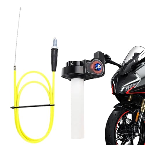 yakermur Gaskabel für Fahrräder, Schmetterlingsseil-Set, robustes Butterfly-Kabel | Wiederverwendbares Motorradzubehör, Griffgriffe für Roller, Fahrrad, Strandauto yakermur Gaskabel für Fahrräder, Schmetterlingsseil-Set, robustes Butterfly-Kabel | Wiederverwendbares Motorradzubehör, Griffgriffe für Roller, Fahrrad, Strandauto von yakermur