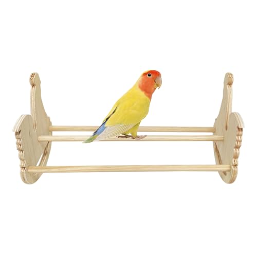 yakermur Hühnerstall-Sitzstange – Geflügelständer aus Holz | Multifunktionale Haustier-Vogel-Sitzstange für Papageien, Nymphensittiche, Sittiche von yakermur