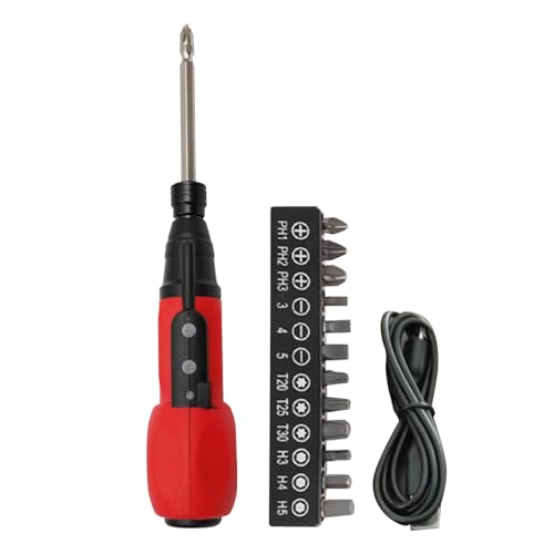 yakermur Kabelloser Schraubendreher | Schraubendreher mit USB-Ladefunktion | Kompaktes Multifunktionswerkzeug für Türen, Fenster und Haushaltsgeräte yakermur Kabelloser Schraubendreher | Schraubendreher mit USB-Ladefunktion | Kompaktes Multifunktionswerkzeug für Türen, Fenster und Haushaltsgeräte von yakermur