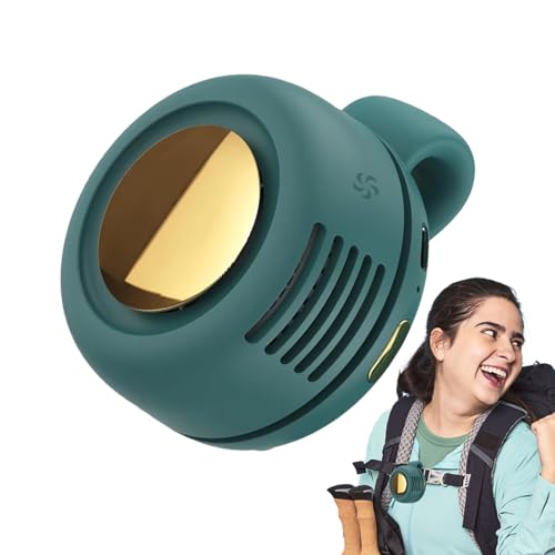 yakermur Klemmventilator Klein - Persönlicher Clip-Ventilator Ohne Flügel | 360° Drehbar Mit 3 Geschwindigkeiten Leiser Akku-Lüfter Tragbare Kühlung Für Nacken & Taille yakermur Klemmventilator Klein - Persönlicher Clip-Ventilator Ohne Flügel | 360° Drehbar Mit 3 Geschwindigkeiten Leiser Akku-Lüfter Tragbare Kühlung Für Nacken & Taille von yakermur
