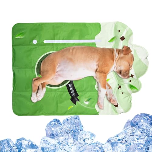 yakermur Kühlmatte Für Hunde | Gel Kühlkissen Für Hunde,Für Kleine Bis Große Tiere Wasserdicht Für Heiße Sofa Autositz Hundehütte Garten von yakermur