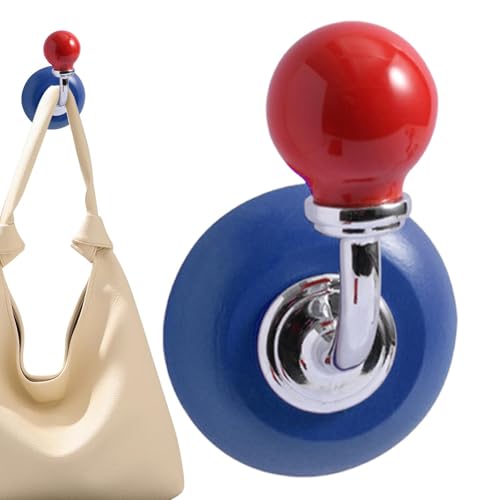 yakermur Magnetische Stoffkleiderbügel, starke Magnethaken, Sturndy Colorful Magnet Ball Shape Halterung, Bunte Huthalter Storage Organizer, Magnetische Kronenbügel für von yakermur