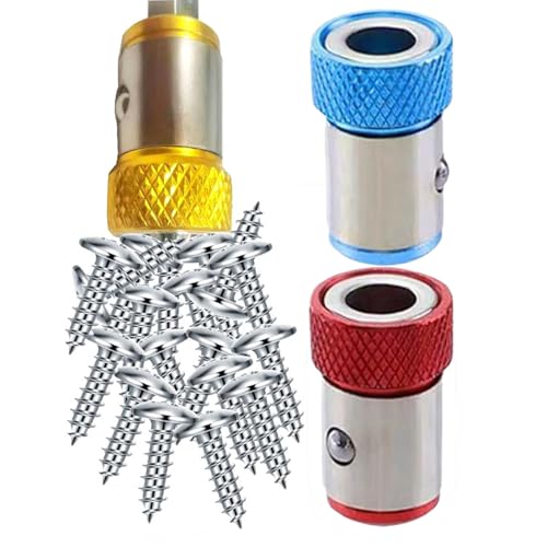 yakermur Magnetischer Bit-Ring, magnetischer Schraubenzieher, 3 x Ringschraubendreher | Magnetisierwerkzeug, Entferner für die Reparatur von Möbeln yakermur Magnetischer Bit-Ring, magnetischer Schraubenzieher, 3 x Ringschraubendreher | Magnetisierwerkzeug, Entferner für die Reparatur von Möbeln von yakermur