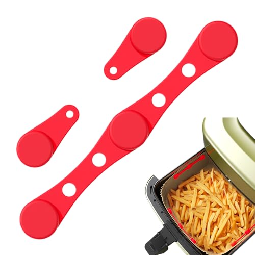 yakermur Magnetverschluss für Airfryer – Magnetsystem aus Silikon für Fritteuse ohne Öl – hitzebeständiges Befestigungswerkzeug für Airfryer – ideal für Küche und von yakermur