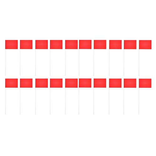 yakermur Markierungsfahnen Für Rasen 20 Stück - Rasenmarkierungsfahnen | Haftfreie Markierungen Für Bewässerung Grundstück Gartenweg Baustelle Landschaftsbau Außenbereich yakermur Markierungsfahnen Für Rasen 20 Stück - Rasenmarkierungsfahnen | Haftfreie Markierungen Für Bewässerung Grundstück Gartenweg Baustelle Landschaftsbau Außenbereich von yakermur