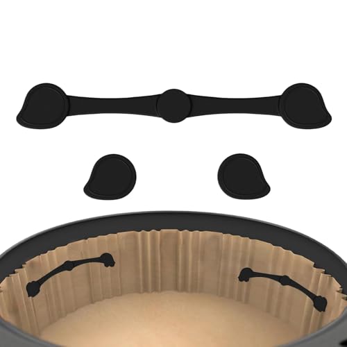 yakermur Möwe Magnete für Luftfritteuse, Silikonschnalle für Luftfritteuse | Air Fryer Pergament Paper Magnetverriegelung – Ersatzteile für Beschichtungshalter von yakermur