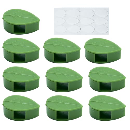 yakermur Pflanzenwand-Clips - Blattförmige Dezent Pflanzenhalter 10 Stück | Zubehör Für Fensterbank Gewächshaus Balkon yakermur Pflanzenwand-Clips - Blattförmige Dezent Pflanzenhalter 10 Stück | Zubehör Für Fensterbank Gewächshaus Balkon von yakermur