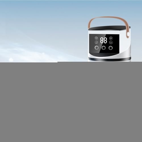 yakermur Schreibtisch Klimagerät Ventilator, Tragbarer Kühlventilator Mit 3 Betriebsarten, Mit LED-Beleuchtung, Sprühfunktion & 9 Geschwindigkeitsstufen für Arbeitszimmer, Wohnheim und Schlafzimmer yakermur Schreibtisch Klimagerät Ventilator, Tragbarer Kühlventilator Mit 3 Betriebsarten, Mit LED-Beleuchtung, Sprühfunktion & 9 Geschwindigkeitsstufen für Arbeitszimmer, Wohnheim und Schlafzimmer von yakermur