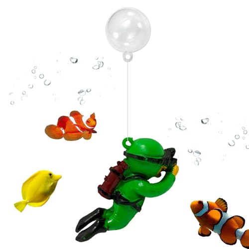 yakermur Schwimmendes Aquarium-| Schöner Deko-Taucher für Aquarien,Cartoon Fisch Playmate Aquarium Zubehör, Fat Diver Viewing Floating Pendant Betta Fish Toys yakermur Schwimmendes Aquarium-| Schöner Deko-Taucher für Aquarien,Cartoon Fisch Playmate Aquarium Zubehör, Fat Diver Viewing Floating Pendant Betta Fish Toys von yakermur