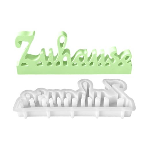 yakermur Silikonformen Buchstaben – Formen aus Epoxidharz Alphabet – Modellierzubehör Ton und Gips Dekoration Büro Handwerk Ornamente für Dekoration Haus Tischschilder von yakermur