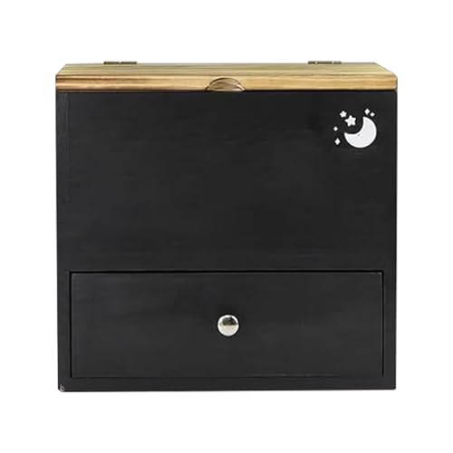 yakermur Tamponhalter Für Badezimmer | Aufbewahrung Für Damalhygiene - Holz-Deko Box Für Damenbinden Aufbewahrung Gäste-WC Badezimmer Wohnung von yakermur