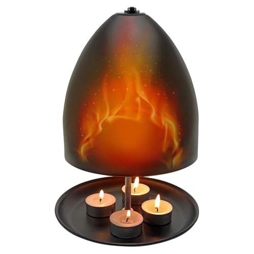 yakermur Teelicht-Kerzenheizer,Teelichtheizer | Metall-Teelicht-Kerzen-Raumheizung,Weiches Licht und schnelle, großer Kerzenofen und Heizhalter für stabile Räume, Büros, Wohnzimmer, Schlafzimmer yakermur Teelicht-Kerzenheizer,Teelichtheizer | Metall-Teelicht-Kerzen-Raumheizung,Weiches Licht und schnelle, großer Kerzenofen und Heizhalter für stabile Räume, Büros, Wohnzimmer, Schlafzimmer von yakermur