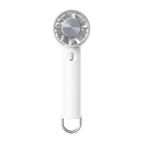 yakermur Tragbarer Ventilator, wiederaufladbarer tragbarer Ventilator | Kleine Handkühlung, tragbarer Ventilator mit aktiver Kühltechnologie, Mini-Lüfter von yakermur