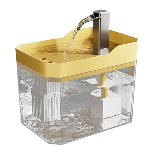 yakermur Wasserspender für Katzen, automatischer zirkulierender Trinker für Haustier | Hunde und Katzen mit großer Kapazität Wasserspender für Zuhause, Freien, Wohnung, Küche, Reisen yakermur Wasserspender für Katzen, automatischer zirkulierender Trinker für Haustier | Hunde und Katzen mit großer Kapazität Wasserspender für Zuhause, Freien, Wohnung, Küche, Reisen von yakermur