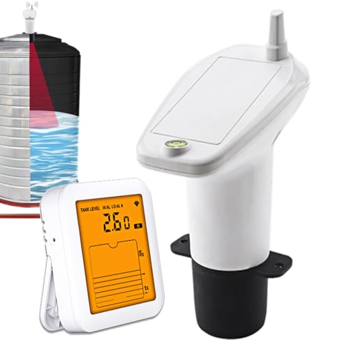 yakermur Wassertankstandsanzeige | Ultraschallsystem mit präziser Erkennung – multifunktionaler Detektor mit digitaler Anzeige für Tankinhalt von yakermur
