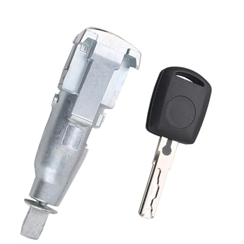 Passend for 2004–2017 Skoda Octavia mit 1 Stück Schlüssel OEM Auto links Türschloss Zylinderlauf von yangwu99