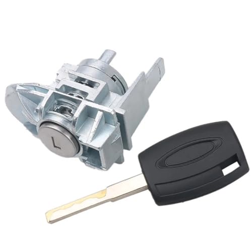 Passend for 2008–2013 Ford Fiesta mit 1 Stück Schlüssel OEM Auto links Türschloss Zylinderlauf von yangwu99