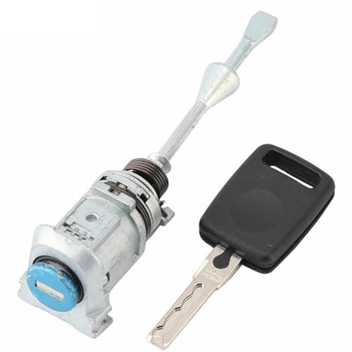 Passend for Audi Q7 mit 1 Stück Schlüssel OEM Auto links Türschloss Zylinderlauf von yangwu99