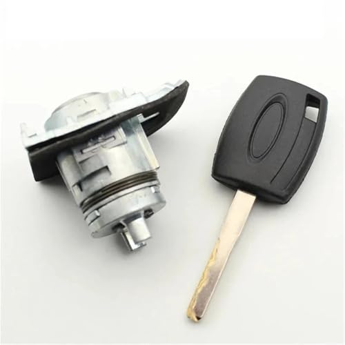 Passend for Ford Mondeo 2013–2018 mit 1 Stück Schlüssel OEM Auto links Türschloss Zylinderlauf von yangwu99