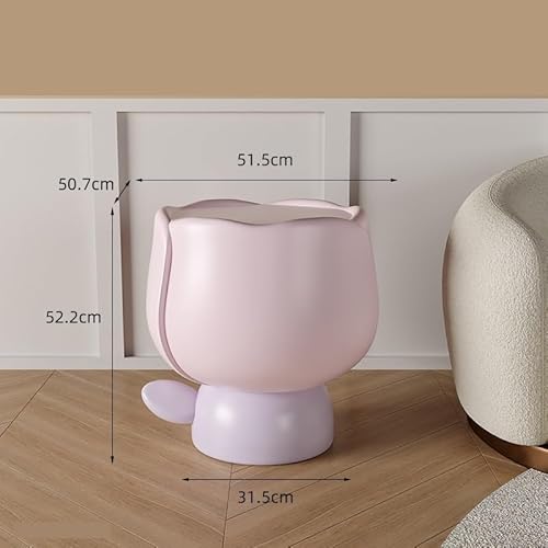 yanli-2020 Beistelltisch, Tulpenblumen-Teetisch, Kleiner Tisch, kreativer Nachttisch, niedliches Wohnzimmer, Zuhause, Sofa, Couchtisch,Beistelltisch für Couch oder Sofa(Color:Style A - Purple) von yanli-2020