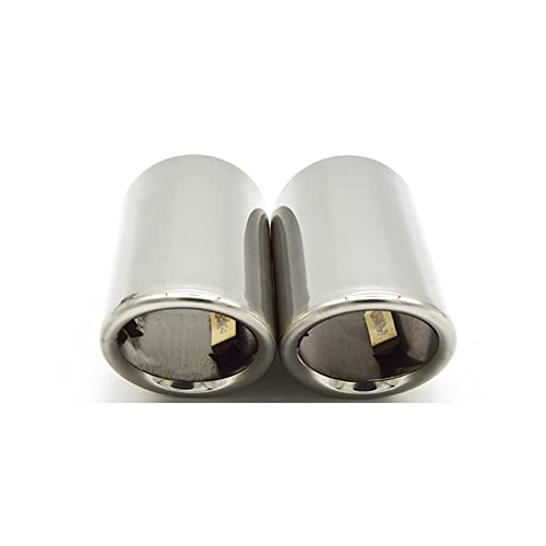 Auspuffblenden 2 Stücke Auspuffrohr Autoabdeckungen Für BMW 1 2 3 4 5 Serie FÜR E90 E91 E92 E93 F32 F33 F36 F30 GT 13-18 F20 F22 F10 F11 F18 E60 Auspuffrohr (Farbe : 70mm, Größe : Bevel 2pcs Silver Auspuffblenden 2 Stücke Auspuffrohr Autoabdeckungen Für BMW 1 2 3 4 5 Serie FÜR E90 E91 E92 E93 F32 F33 F36 F30 GT 13-18 F20 F22 F10 F11 F18 E60 Auspuffrohr (Farbe : 70mm, Größe : Bevel 2pcs Silver von yantutu