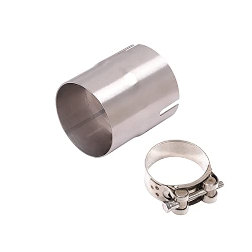 Auspuffblenden Universal 51MM Adapter 52MM 54MM 56MM 58MM 62MM 64MM Auto Motorrad Edelstahl Auspuff Reduzierstück Verbindungsrohr Auspuffrohr (Farbe : 51mm to 54mm) von yantutu