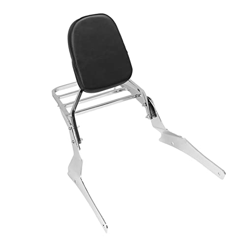 Gepäckauflage Für Suzuki Für Volusia VL800 Für VL 800 Für Boulevard M50 C50 Chrom Motorrad Sissy Bar Rückenlehne Gepäckträger Motorrad Hinten Gepäckträger von yantutu